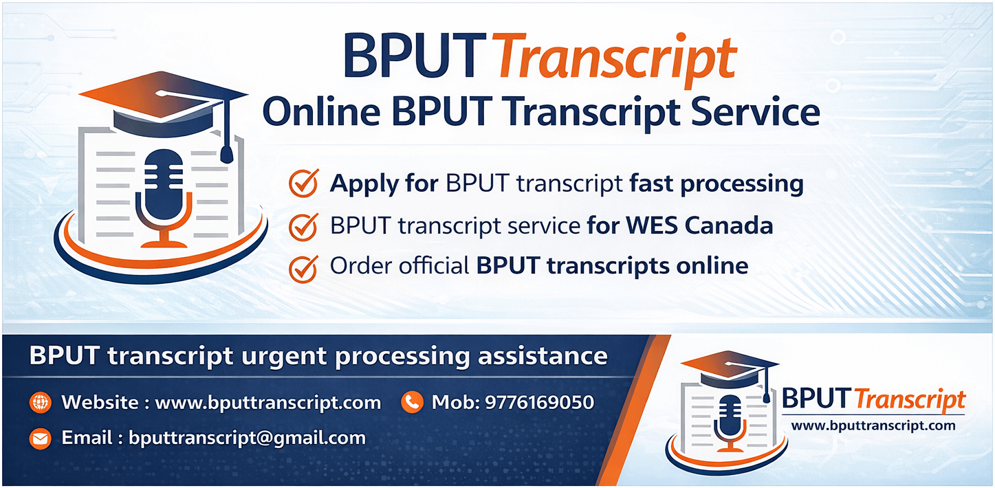 how to get a BPUT transcript