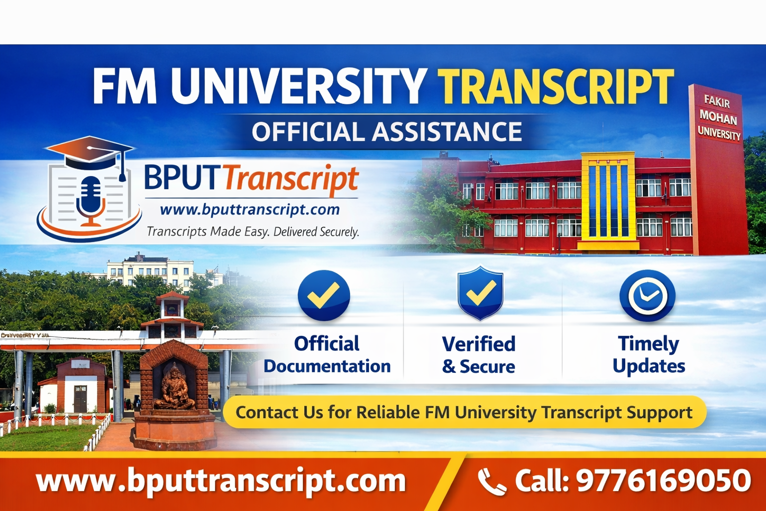 FM University Transcript Service Through Official Channel