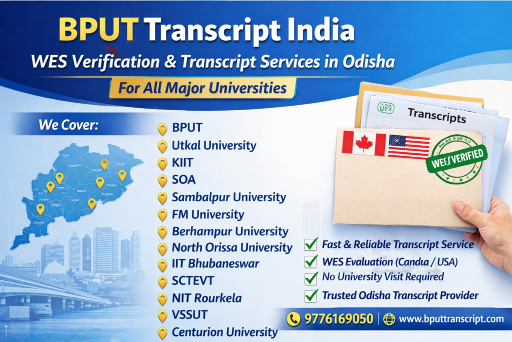 Want transcripts from Odisha universities?